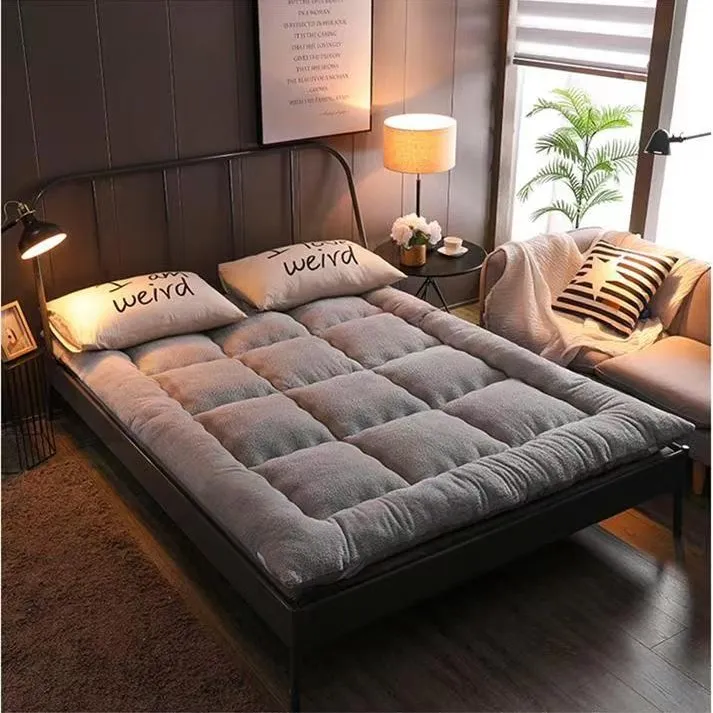 加厚保暖羊羔绒床垫床褥子家用榻榻米铺底床护垫学生宿舍单人垫被商品图