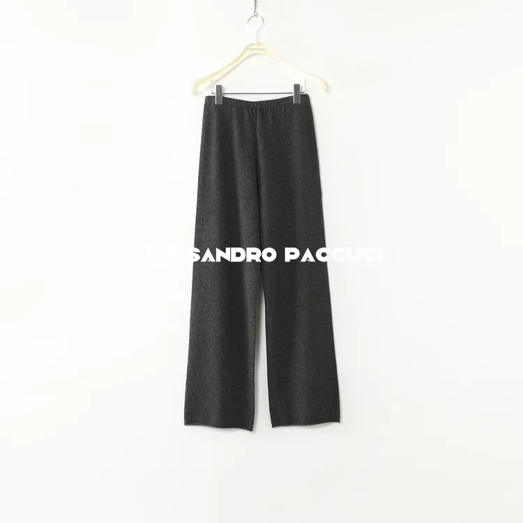 AP洛哥44189KR/-1【静韵】100羊绒无缝松紧腰百搭休闲长裤2024冬
