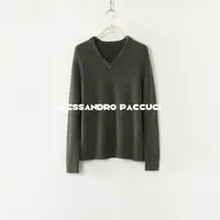 AP洛哥51003ST【初静/羊毛 牦牛绒版】V领插肩袖套头衫