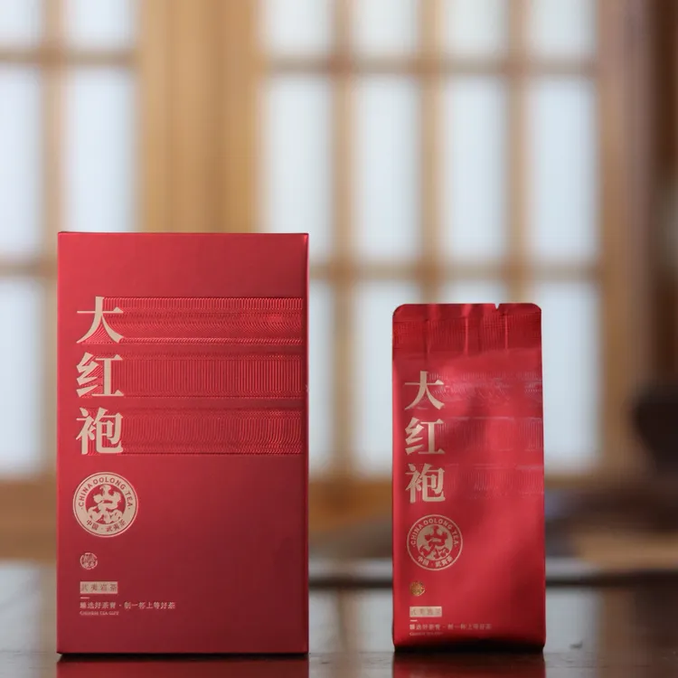 大红袍茶叶浓香型岩茶乌龙茶小袋装*6袋50克