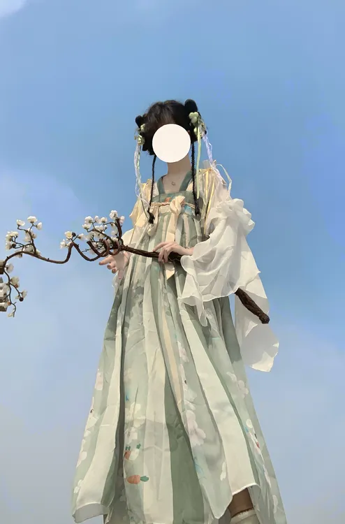 原创汉服女唐制齐胸襦裙汉元素套装仙气古风春夏款