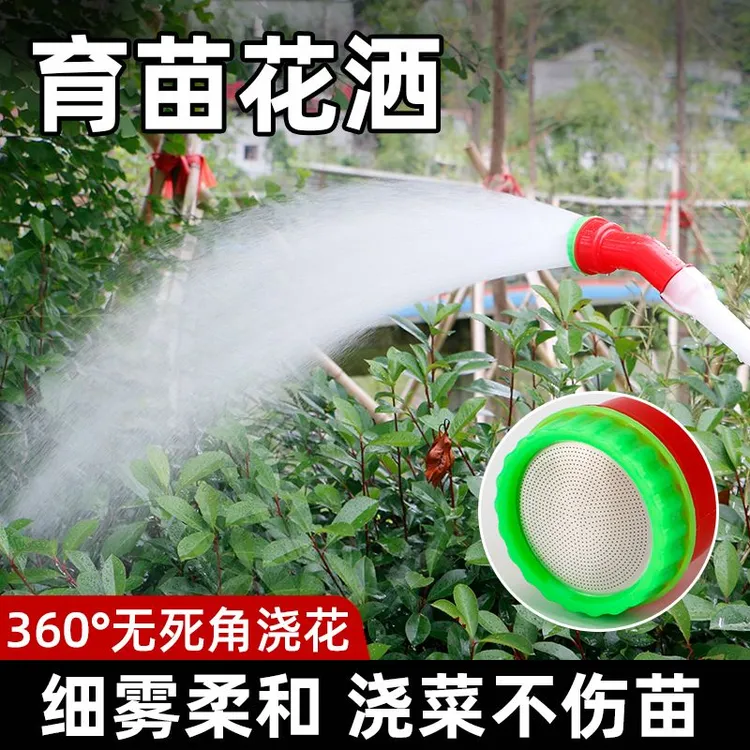CPAI农用育苗喷头园林浇花浇水花洒家用浇菜雾化水枪4/6分1寸灌溉