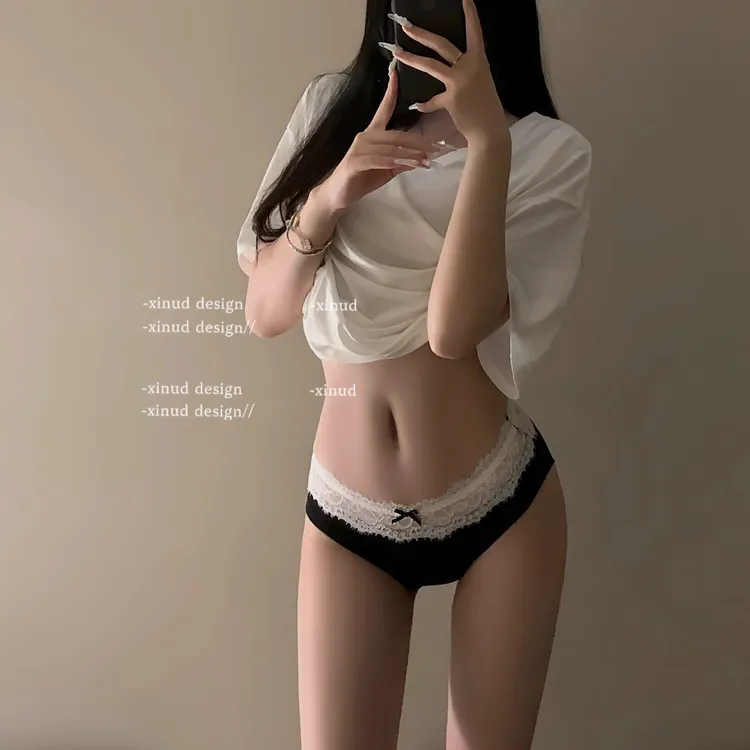 性感内裤女款无痕蕾丝中低腰女士舒适透气2025新款网红爆款夏季薄