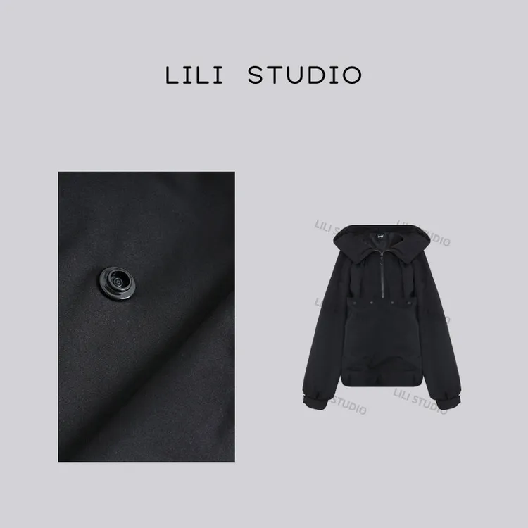 PCNY「雪域先锋」不理理秋冬新款女装高级感宽松冲锋羽绒服女