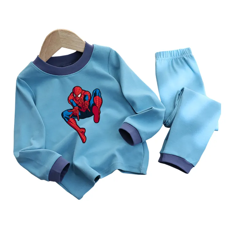 儿童保暖内衣套装蜘蛛侠童装男童秋冬款两件套打底衫宝宝秋衣秋裤
