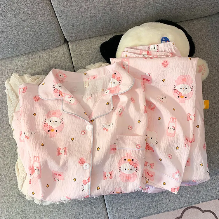 云朵棉睡衣女秋季长袖长裤2025新款爆款云朵棉睡衣女长袖长裤套装