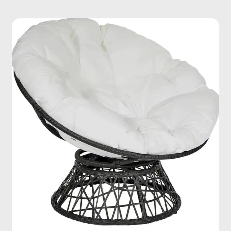 加厚圆形鸟巢坐垫雷达椅靠垫吊篮立体垫摇篮藤椅家用单人加大垫子