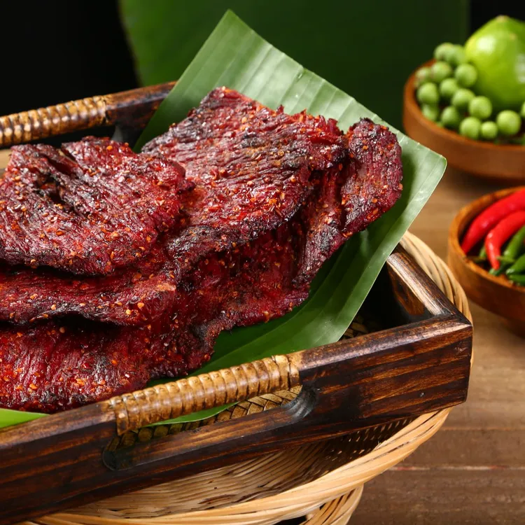 云南璟泥傣族牛肉即食100%真牛肉风干牛肉干牛肉干风干干旅行食品