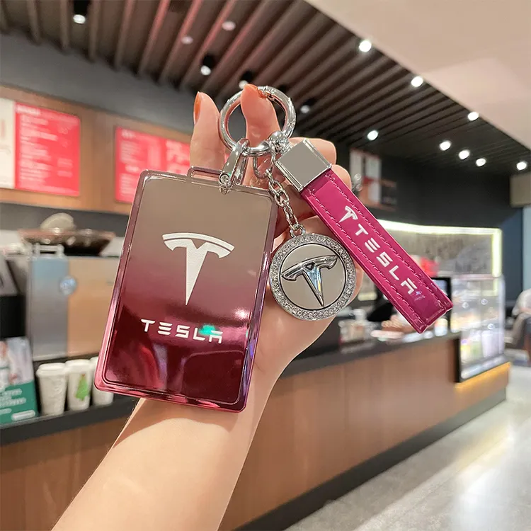 Tesla特斯拉model3卡片钥匙套高级model丫实体y遥控modelx壳扣女