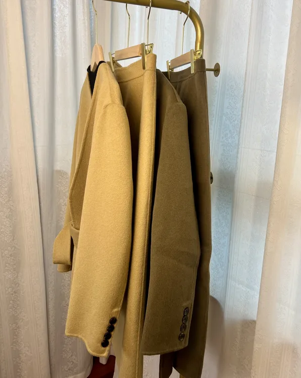 双面羊毛羊绒大衣 轻奢秋冬厚外套