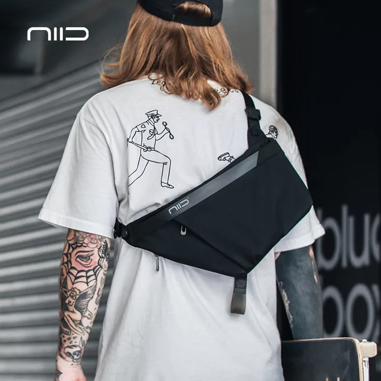 NIID超轻薄枪包FINO4 通勤胸包斜挎包单肩包多功能贴身小包骑行包