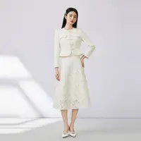 LIME/莱茵【【邱莹莹专享】明星同款蕾丝新中式短上衣LDFC7AWCJK51