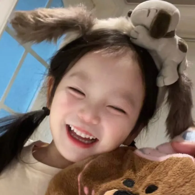 十六同款可爱趴姿狗毛绒发箍卡通史努比小狗个性儿童头箍秋冬发饰