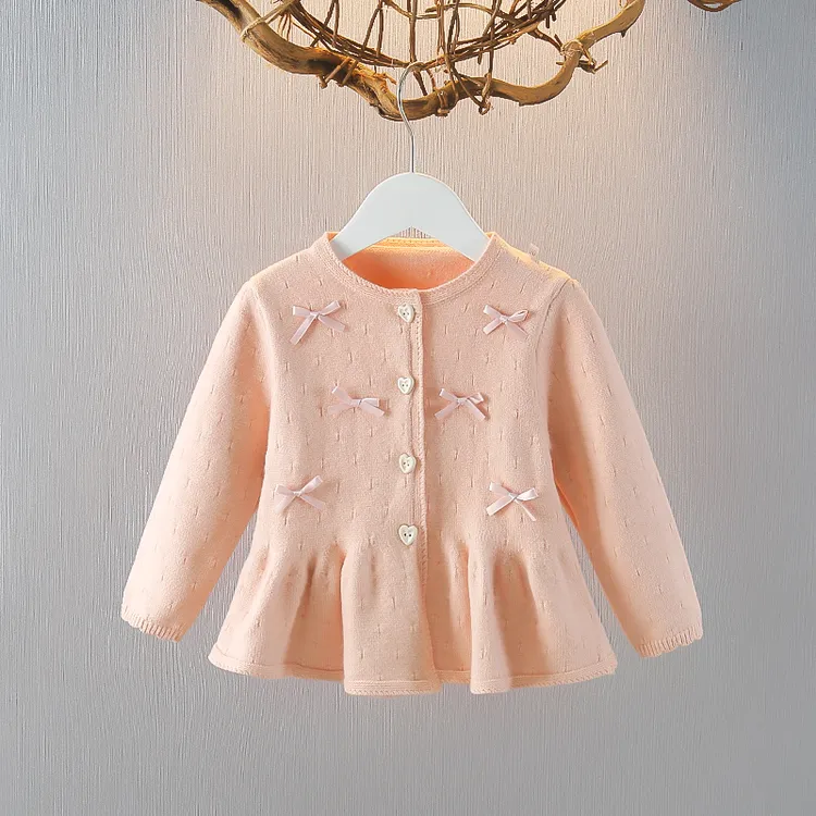 女童毛衣春秋2025新款针织开衫外套2岁3女宝宝春季4秋装5儿童毛衫