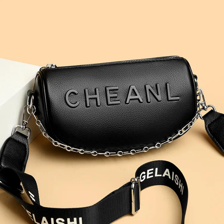 时尚百搭女士简约小包包韩版单肩包洋气休闲软皮斜挎包夏季小跨包