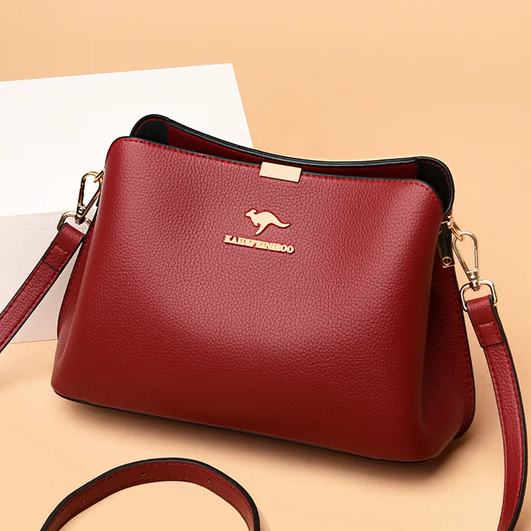 爆款正品时尚百搭小包包单肩包简约中年妈妈包休闲女士包包斜跨包