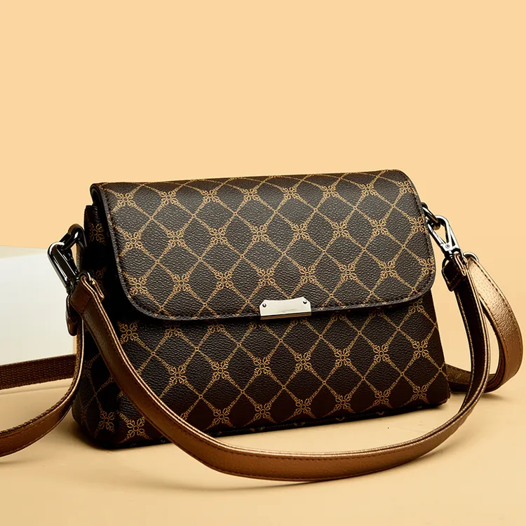 时尚百搭中年小包包单肩妈妈包肩包休闲简约潮流老年斜挎女士包包