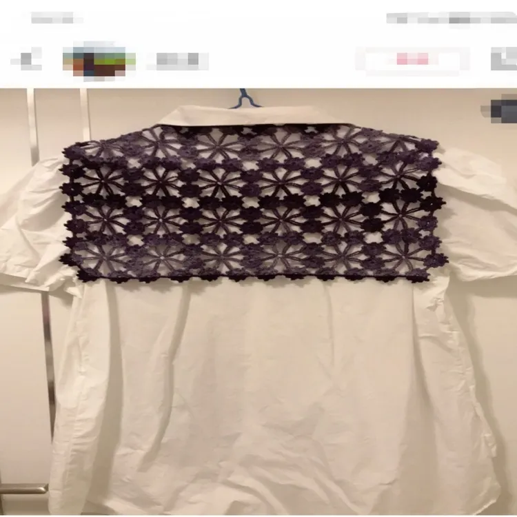 小梅花飘带披肩教程