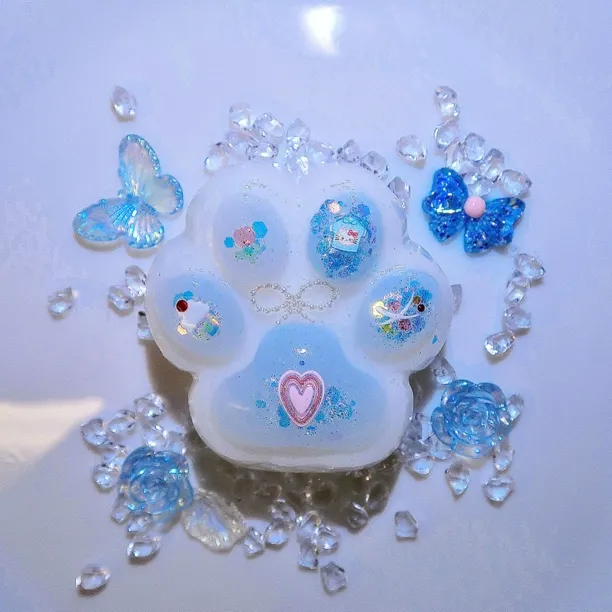 食品级硅胶中号猫爪捏捏 40g×2 默认微瑕 18岁以下禁拍