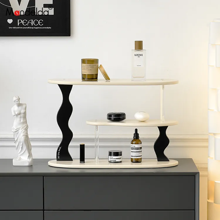 Mandelda客厅入户玄关客厅摆件桌面置物架高级感小众房间布置饰品