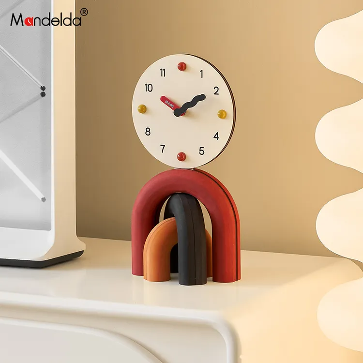 Mandelda客厅桌面摆件家居饰品电视柜玄关创意简约座钟酒柜装饰品