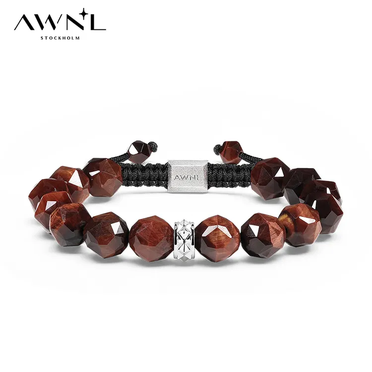 AWNL霖奈维京红虎眼石手链正品时尚小众珠宝送男友高级质感礼物