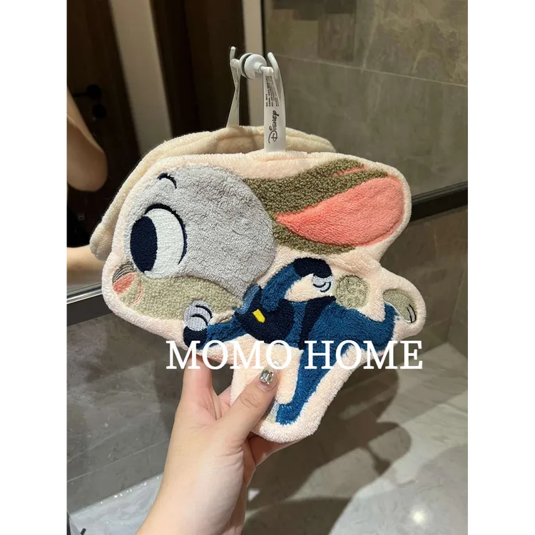 MOMO疯狂动物城可爱擦手巾可挂吸水不臭家用不掉毛家居软装搭配 ·