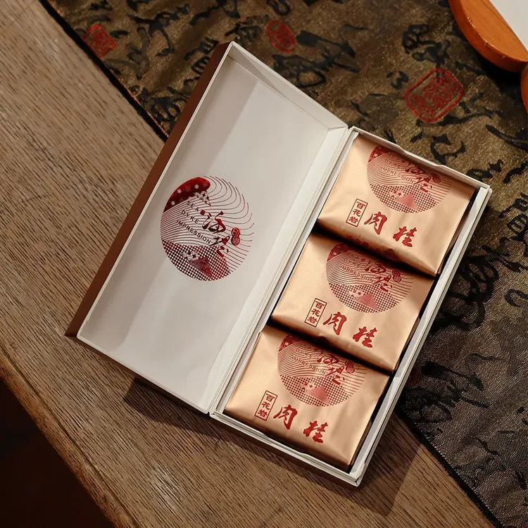 海堤牌 百花岩肉桂武夷岩茶 轻火花香型乌龙茶25克盒 内置3泡