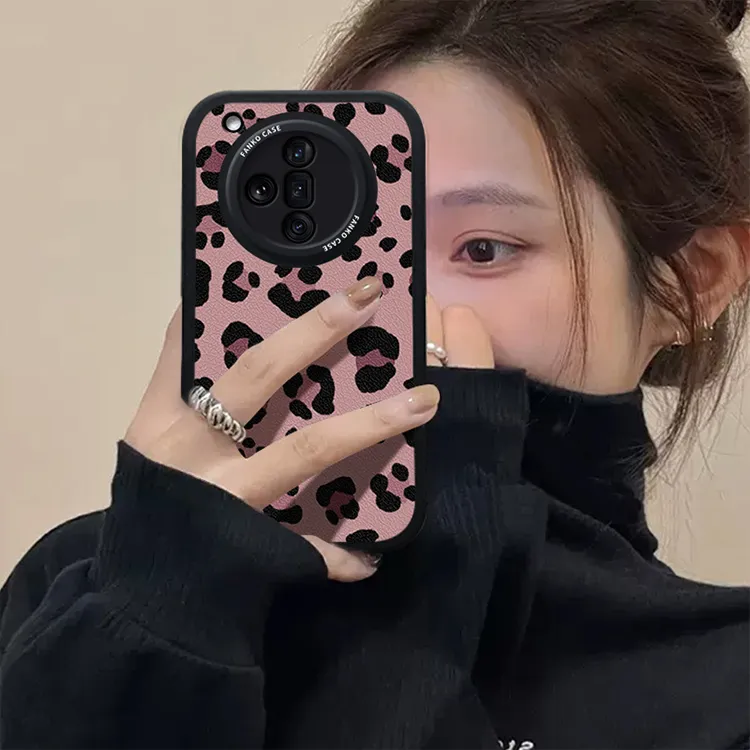 粉豹纹适用oppofindx9pro手机壳网红高级感findx8硅胶reno14pro13