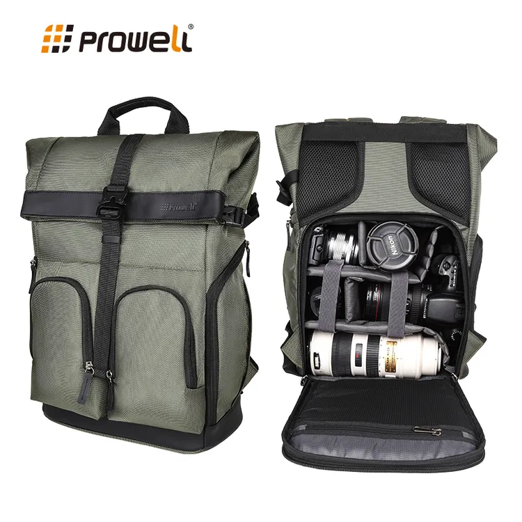 普乐威Prowell 摄影包双肩单反背包佳能尼康相机包无人机包防水