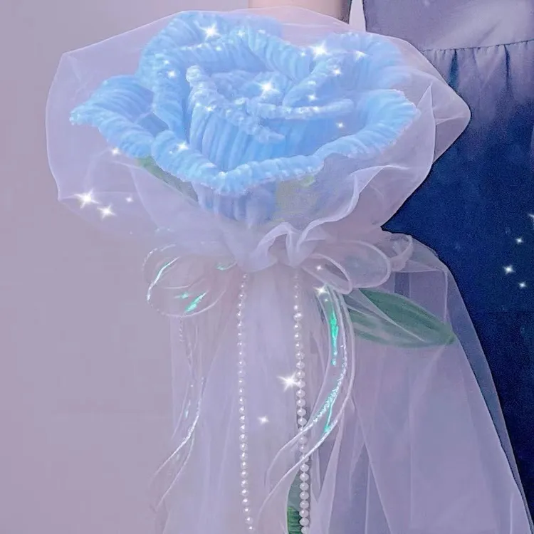 【成品】1米超大束巨型玫瑰花送女友生日礼物情人红玫瑰DIY手工礼物