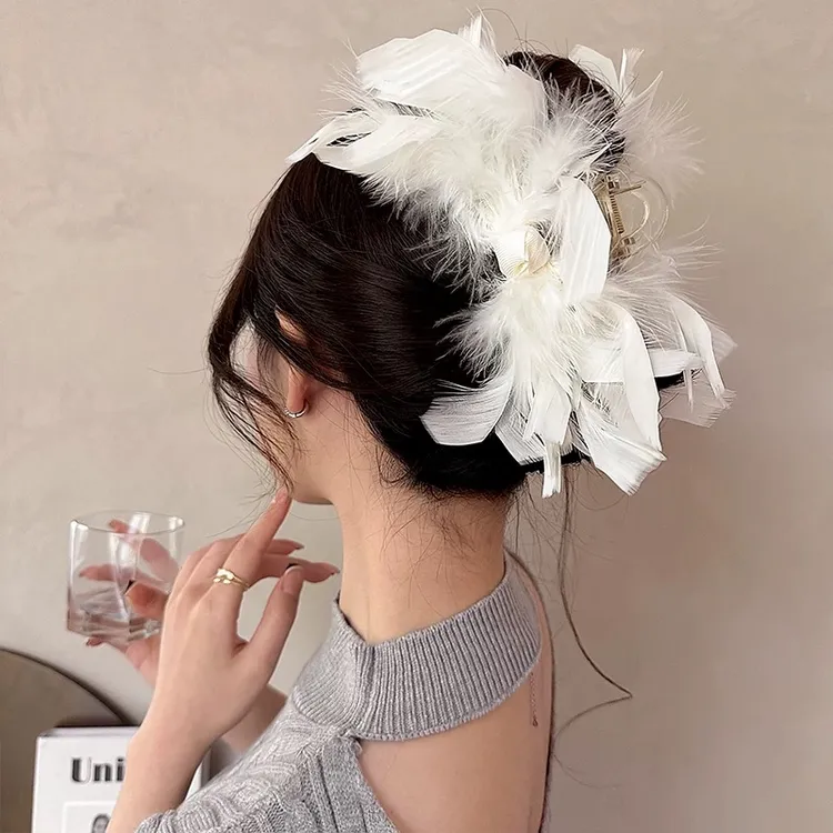 【阿白专属】127超仙女毛毛抓夹气质网红古风森系优雅