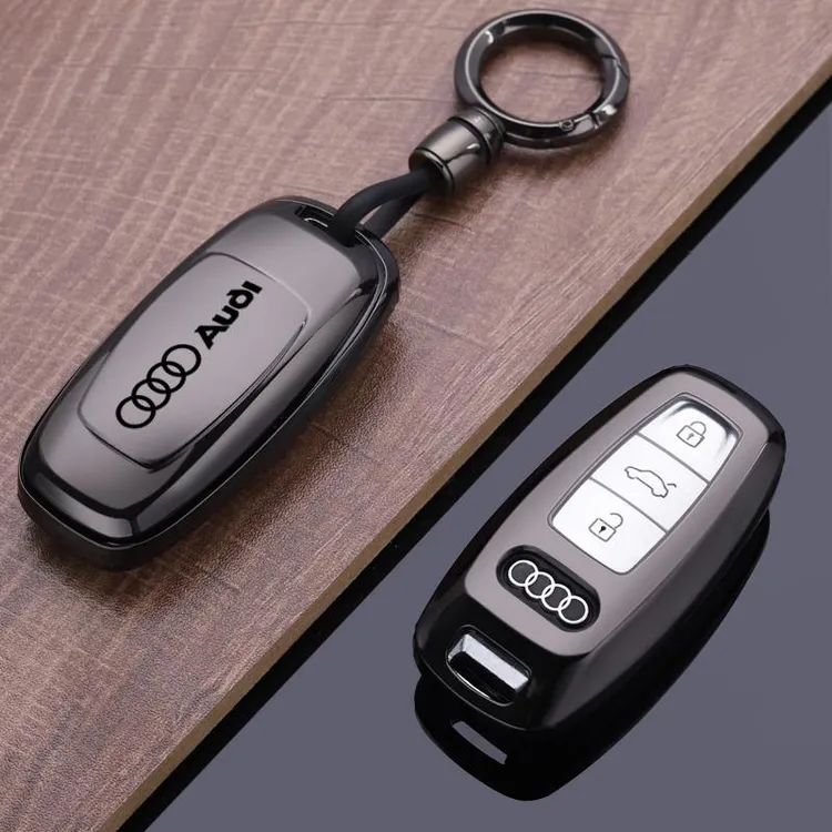 2024款奥迪A6L钥匙套24新A3车A6高档Q4etron壳A7L男士Q7包A8扣Q2L
