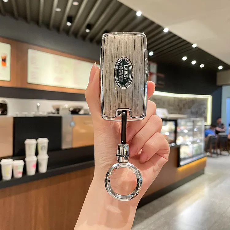 两棵草路虎揽胜钥匙套运动版极光l卫士110发现4捷豹5揽运xel车男