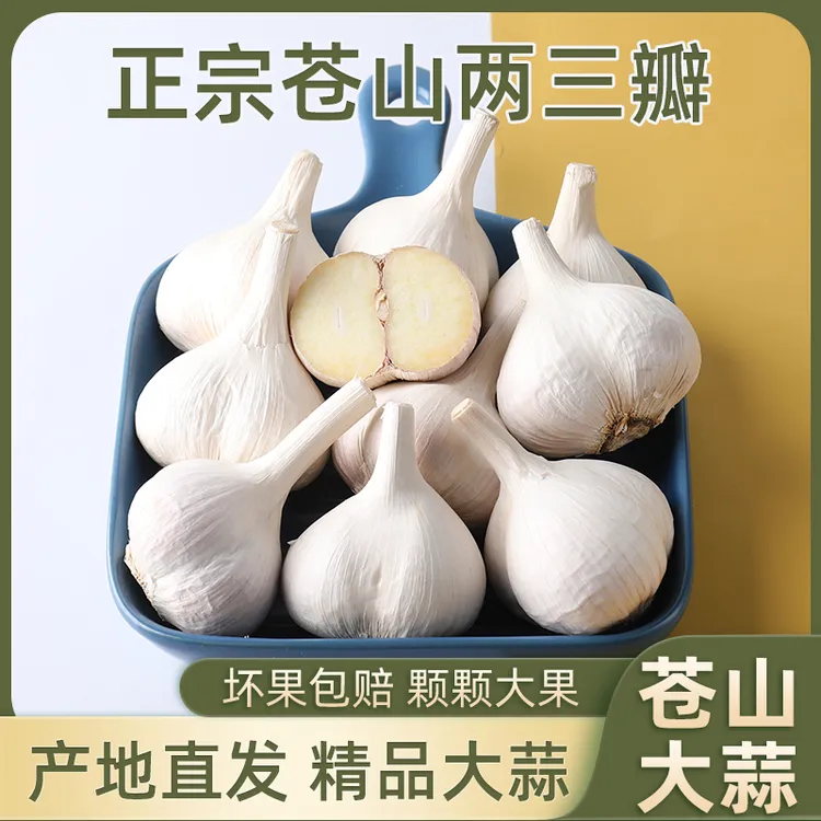 2025新干蒜苍山两三瓣大蒜老品种蒜香味浓精品新鲜大蒜饱满1斤3斤