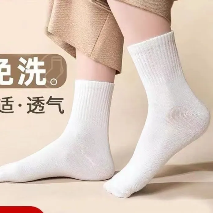 男女通用将军中筒袜子吸汗防臭适合运动训练四季可穿运动袜透气