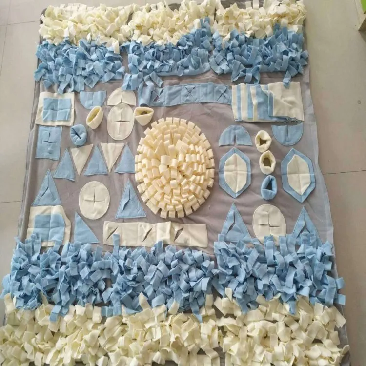 宠物毯手工制作宠物训练毯可拆洗宠物嗅闻毯狗狗玩具宠物必备