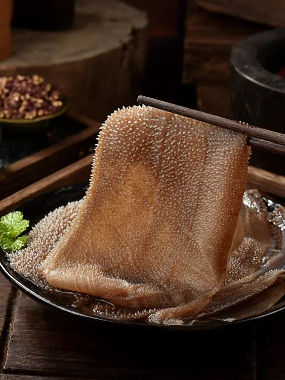 【精品】千层肚叶片毛肚火锅毛肚爽脆牛百叶火锅食材固体>70%