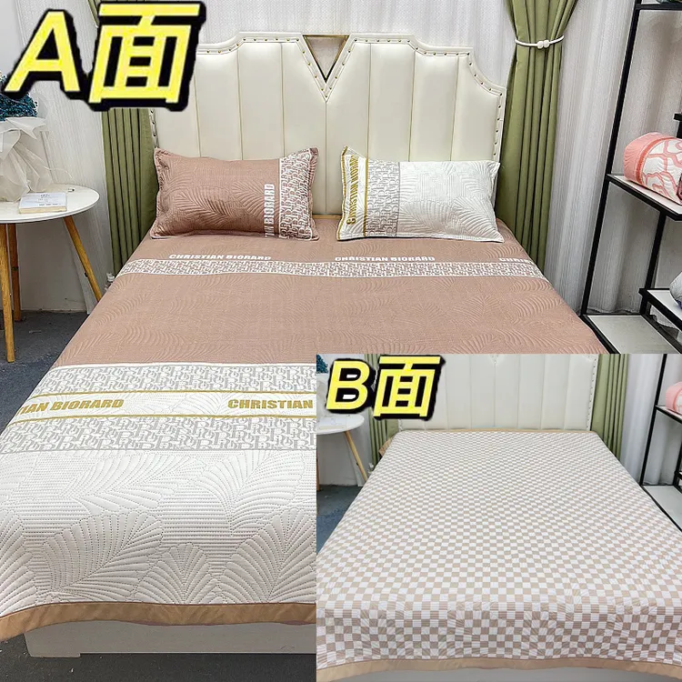 【新款宠粉】四季床盖AB双面通用【可机洗防滑不跑床】榻榻米床单透气
