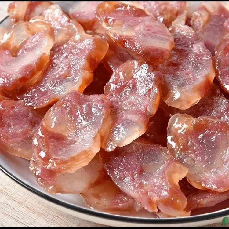 江西客家农家特产手工自制腊肠日晒风干咸香口味不甜不辣土猪肉肠