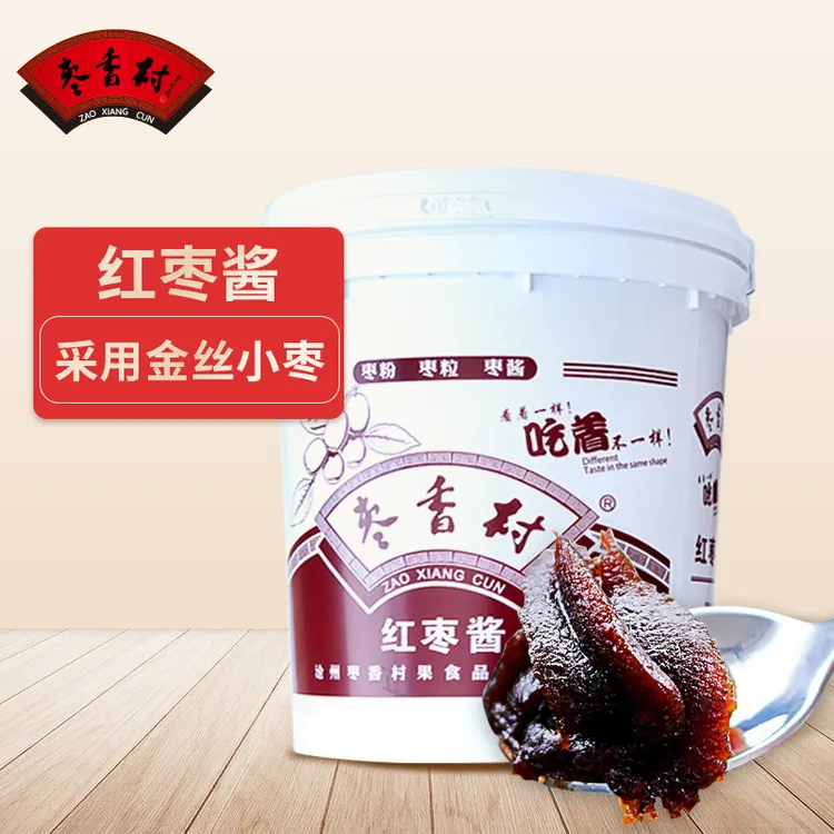 金丝红枣酱金丝小枣泥烘焙类红枣馅红枣浆无籽小包装无核枣红
