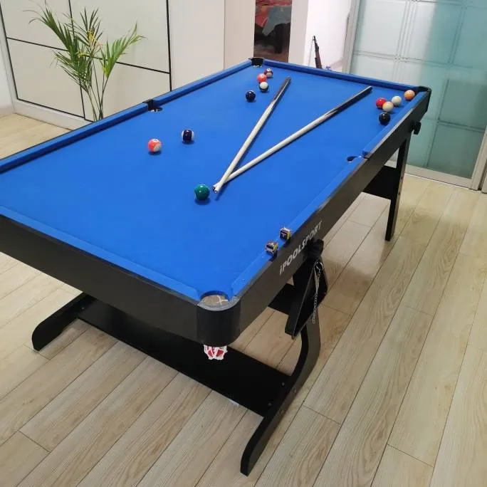 IPOOLSPORT折叠木制台球桌家用小型儿童桌球大号成人玩具中性新款