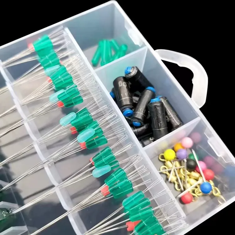 北澳10套装太空豆7+2 配件套装/8字环/漂座/铅皮配件+塑料配件盒