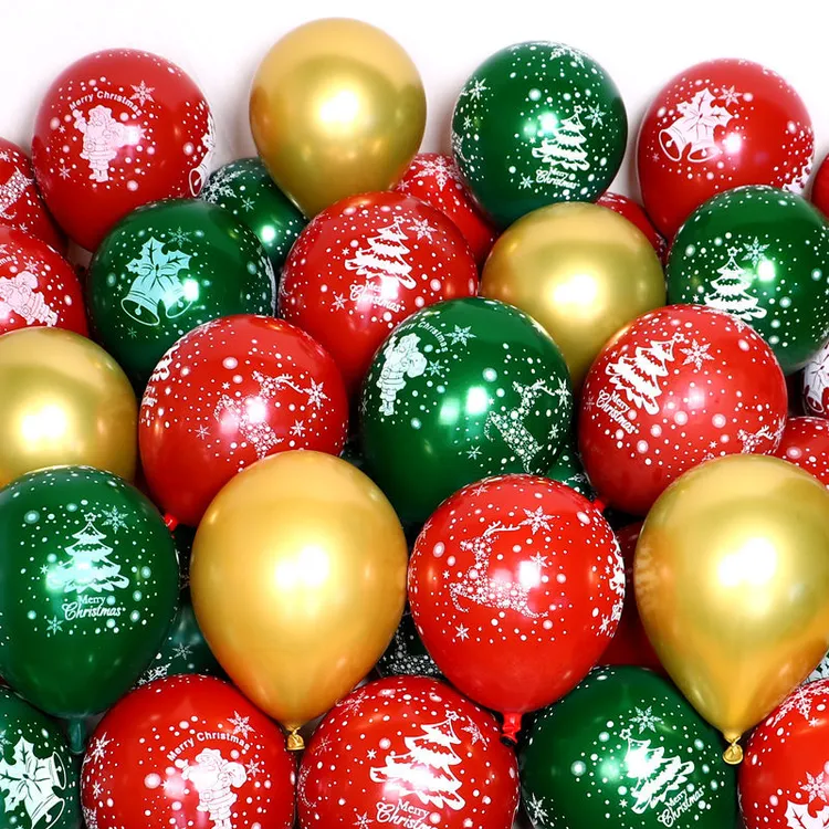 圣诞节气球装饰商场教室幼儿园酒吧升学宴批发主题活动气氛围用品