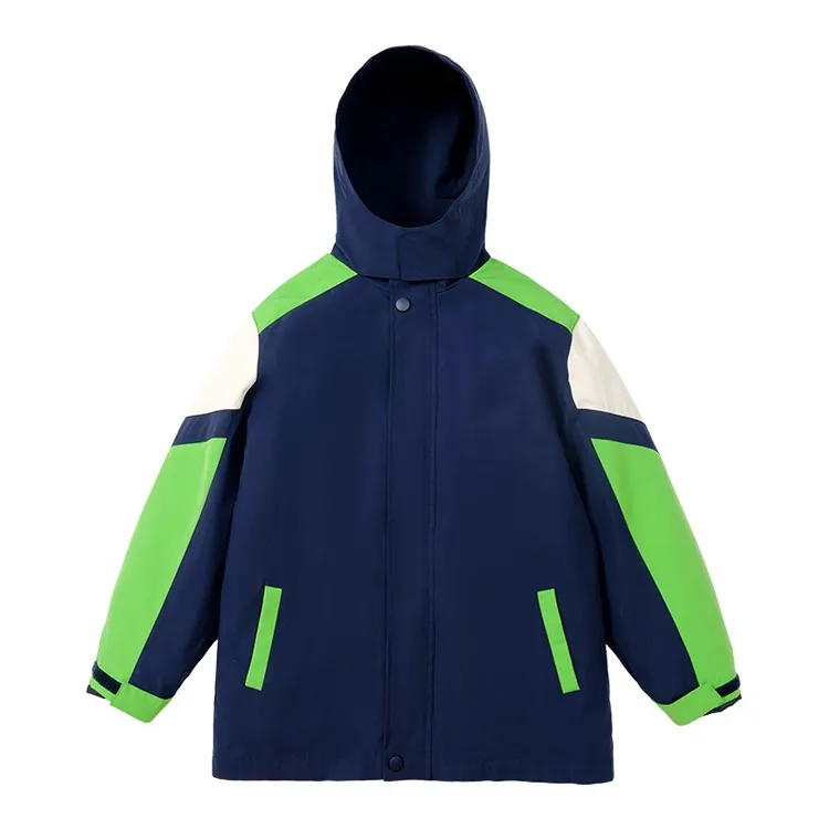 果果同学2025蛇年新款爆款冲学生校服童装三防冲锋衣单外壳多色