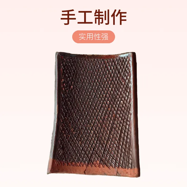 加粗陶擂茶钵牙纹刷片陶瓷擦藕红薯老式手工家用研磨厨房工具新款