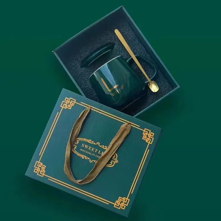 陶瓷杯广告开业活动婚庆伴手礼小礼品马克杯子咖啡杯刻字定制logo