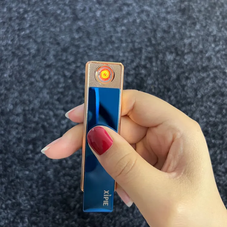 静音打火机充电式点火防风火机小巧耐用迷你便携式精致高颜值个性