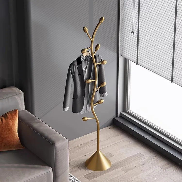 落地卧室主卧轻奢衣帽架挂衣架落地式挂衣网红款落地衣架2023款式