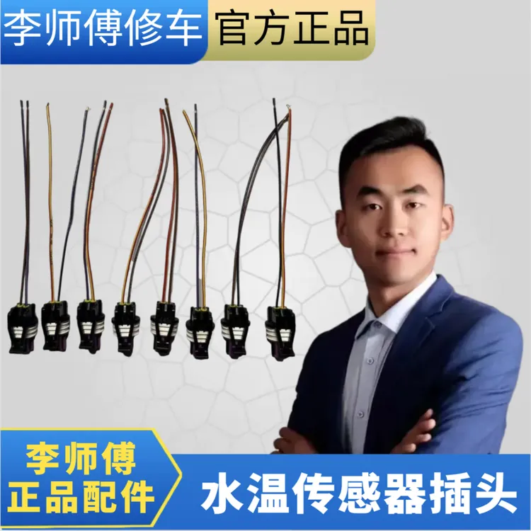 李师傅升级研发 门店自用款 水温传感器插头 多车型适用